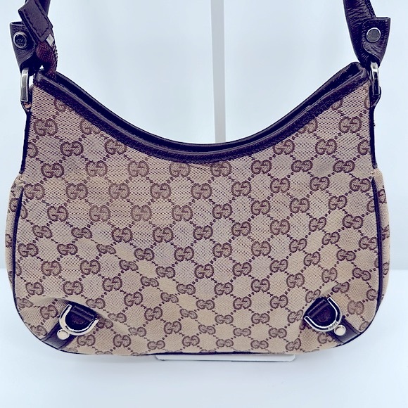 Authentic GUCCI Abbey GG Monogram Hobo- Tan - Picture 6 of 17
